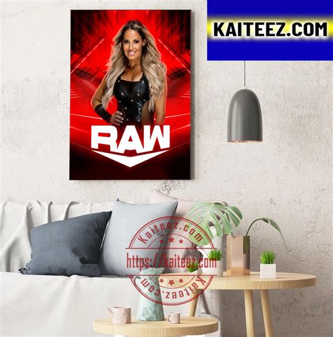 Trish Stratus Returns To WWE RAW ArtDecor Poster Canvas - Kaiteez