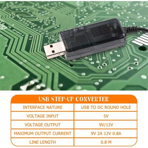 Sunshinee USB Güçlendirme Kablosu 5V 9V A Kadar Adımlı 12V Fiyatı