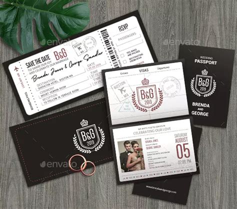 Passport Invitation Templates | Free Premium PSD, Ai, Word, EPS ...