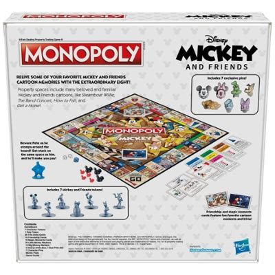 Monopoly Disney Mickey And Friends Edition Board Game For Disney Fans