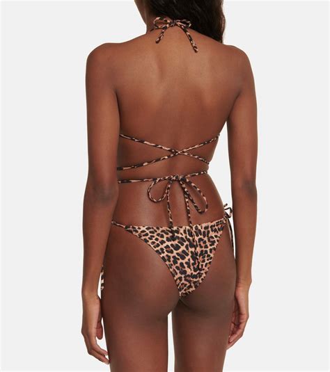 Reina Olga Miami Leopard Print Bikini Top Reina Olga