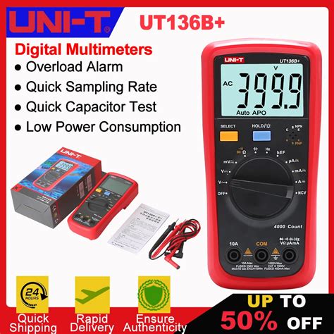 Uni T Ut B Ut C Plus Digital Multimeter V A Auto Power Off Ac