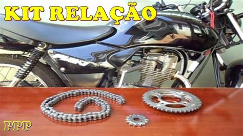 COMO TROCAR KIT RELAÇÃO DA MOTO CG 125 FAN COMO FAZER TROCA DA