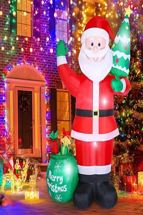 8 Ft Christmas Inflatables Outdoor Decorations Blow Up Inflatable