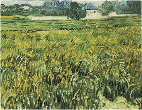 Wheat Field At Auvers With White House By Vincent Van Gogh 739