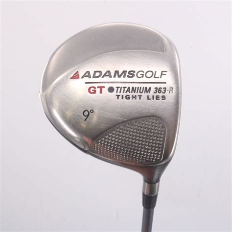 adams gt titanium  driver  degrees graphite stiff flex  handed