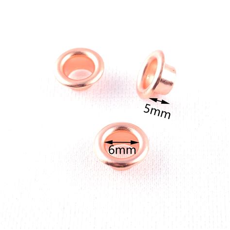 Mm Rose Gold Oogjes Grommets Met Ringen Metalen R Grandado