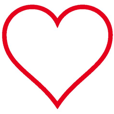 high quality heart outline clipart valentine transparent png
