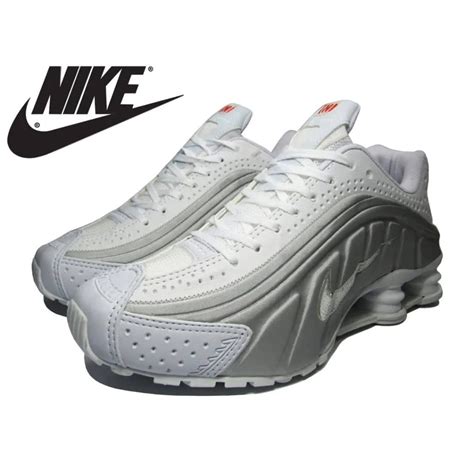 T Nis Nike Shox R Molas Prata Branco Vip Multimarcas