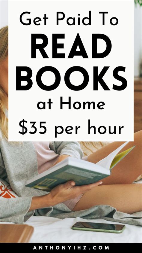 Get Paid To Read Books At Home 35 Per Hour Reading Jobs Books To