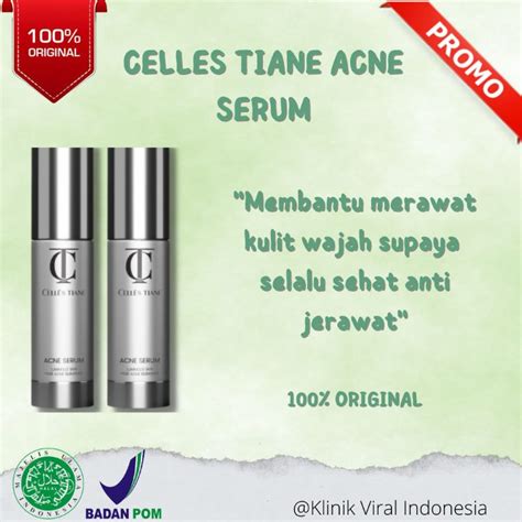 Jual Calles Tiane Acne Serum Wajah Jerawat Pengecil Pori Pori Pada