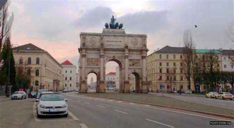 Leopoldstrasse A Picturesque Boulevard In The Center Of Munich