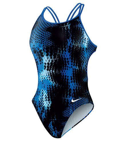 Nike Swim Foil Static Attack Spider Back Tank Competitive Swimming