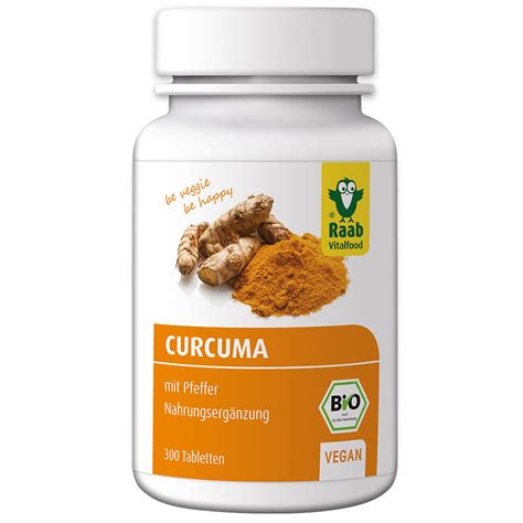 Bio Curcuma Tabletten Raab Vitalfood