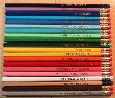 Personalized Pick A Color 2hb Hexagon Pencils Home Office Etsy