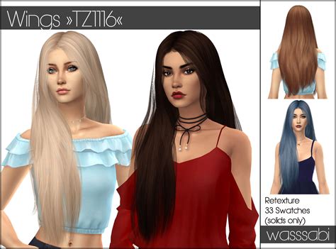 Sims 4 Wings Hair