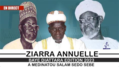 Ziarra Annuelle Baye Diattara Edition 2023 à Medinatou Salam Sédo Sébé