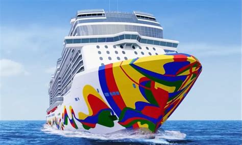 First Look Norwegian Encore Hull Art Reveal Porthole Cruise