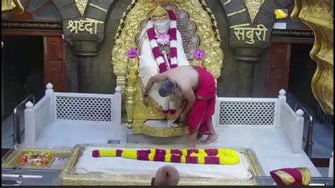 Shirdi Saibaba LIVE Darshan From Samadhi Mandir Shirdi Thursday 16th