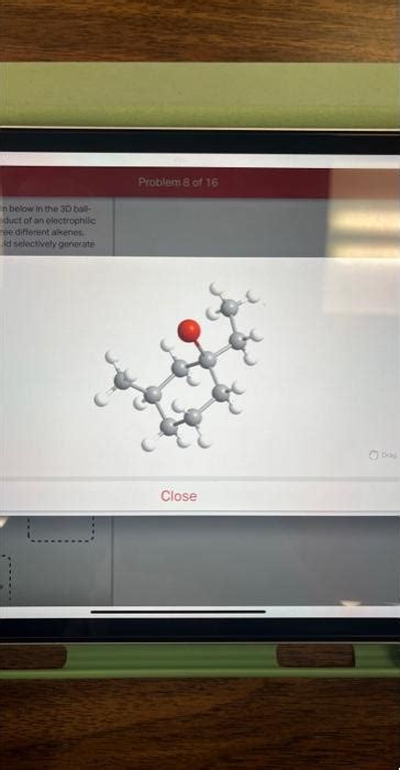 Solved The Following Alkyl Bromide Shown Below In The 3D Chegg