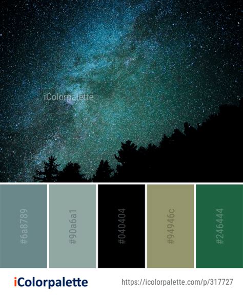 Color Palette Ideas From Sky Galaxy Nature Image Icolorpalette