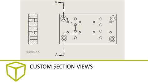 Solidworks Tutorial Custom Section Views Youtube