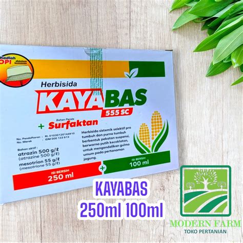 Jual Herbisda Kayabas Sc Plus Surfaktan Ml Pembasmi Hama Gulma