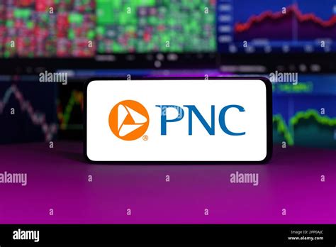 Pnc Financial Service Group On Stock Market Index In Front Of Stock