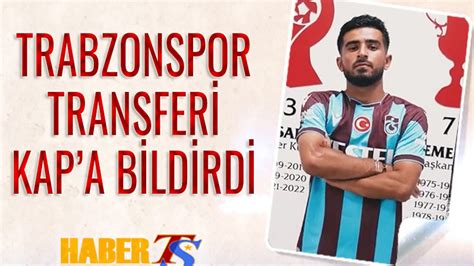 Trabzonspor Naci Ünüvar ın Maliyetini KAP a Bildirdi Trabzon Haber