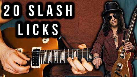 Slash Licks Slash Guitar Licks Lesson Youtube