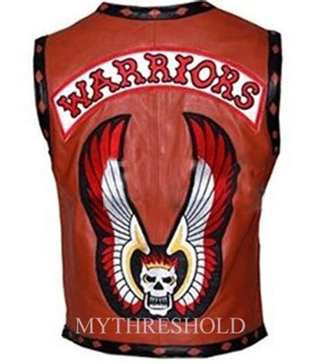 The Warriors Movie Stylish Vest Leather Jacket Bike Riders Motorcycle Ebay