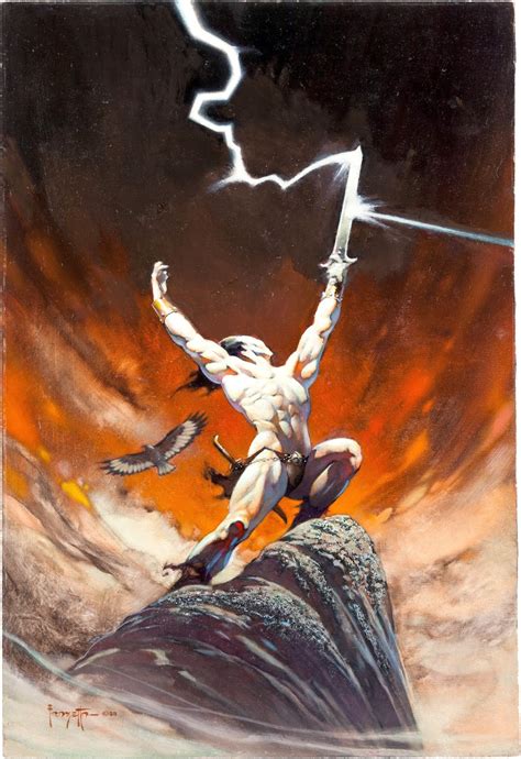 Capns Comics Against The Gods By Frank Frazetta