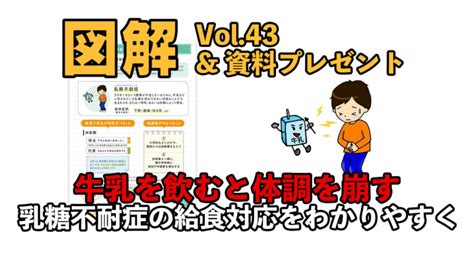 【保育園・小学校】乳糖不耐症で牛乳が飲めない時の給食対応をわかりやすく【2024年10月】 きゅうけん｜月刊給食指導研修資料