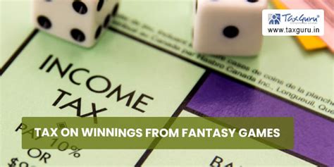 Tax On Winnings From Fantasy Games