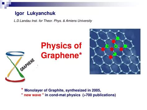 Ppt Physics Of Graphene Powerpoint Presentation Free Download Id