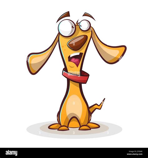 Funny, cute dog cartoon Stock Vector Image & Art - Alamy