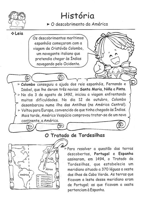 Texto De Historia 4 Ano - Atividades de história 4 ano ensino fundamental
