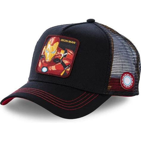 Bon Trucker Aba Curva Homem De Ferro Iron Man Vingadores Avengers