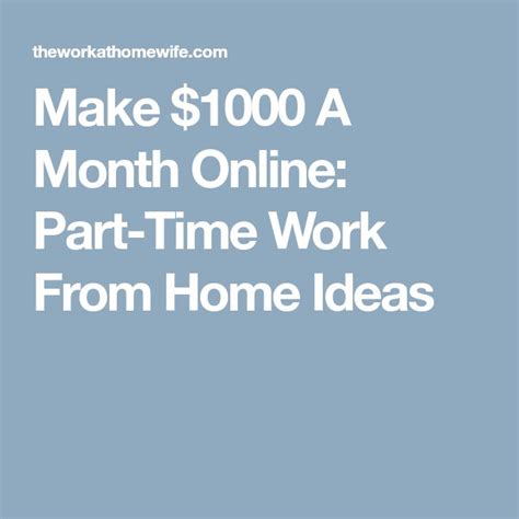 Online Part Time Jobs 20 Great Ideas With A Flexible Schedule Part