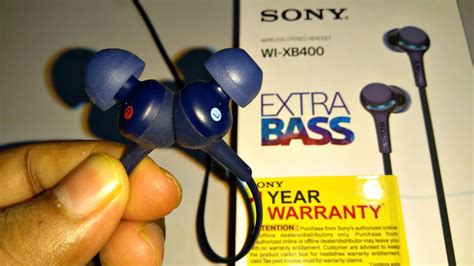 Sony Wi Xb Extra Bass Bluetooth Earphones Full Review Youtube