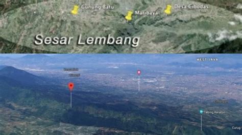 arti sesar lembang gempa cianjur posisinya dekat  sesar