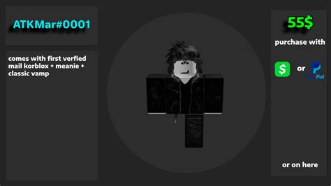 Roblox Korblox Account Oge Epicnpc