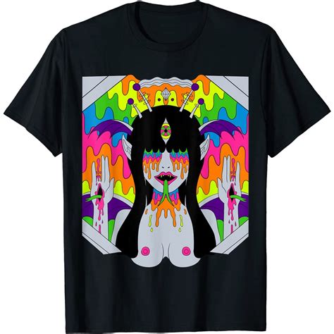 Jual Kaos Psychedelic Abstract Nude Art Lsd Hippie Trippy Gift Idea T