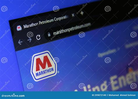 Marathon Petroleum logo editorial stock photo. Illustration of ...