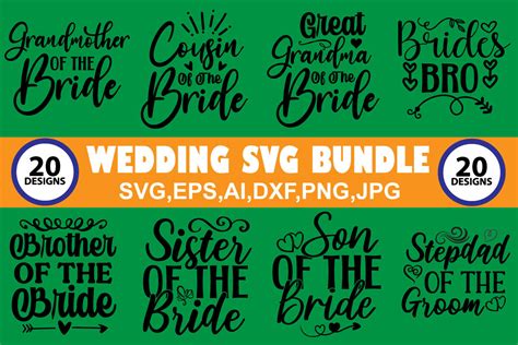 Wedding Svg Bundle Graphic By Design Crafters Inc · Creative Fabrica