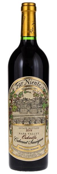 Far Niente Red Wine Cabernet Sauvignon Winebid Wine For Sale