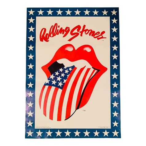 1983 Rolling Stones Fan Club Poster | Rolling stones logo, Original prints, Phone wallpaper patterns