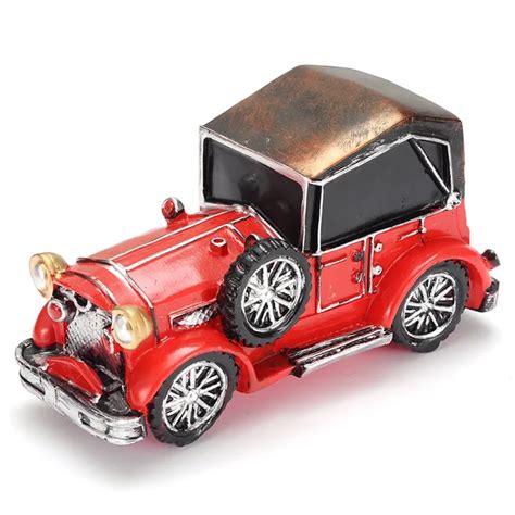 Vintage Home Decoration Accessories Retro Resin Car Model Props Resin ...