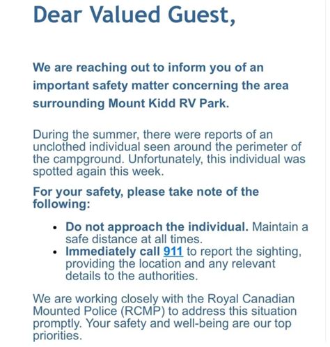 Chaos At RV Park Mounties Hunt For Wild Naked Intruder RV Travel