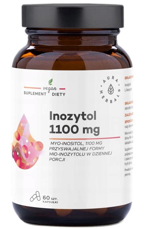 Aura Herbals INOZYTOL 1100mg Myo Inositol 60kaps 15701084416 Allegro Pl